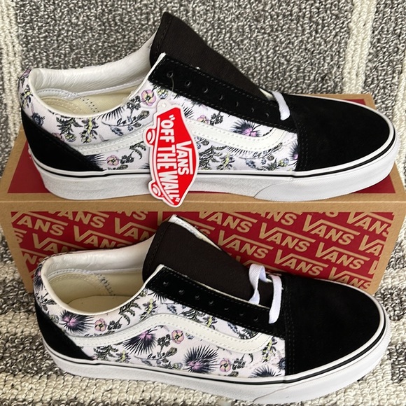 Vans Old Skool Paradise Floral Black True White WMNS - Picture 2 of 16